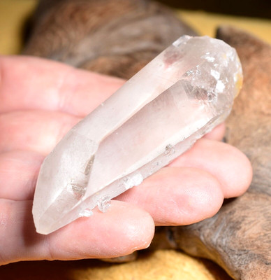 Purple Hope Mine #4 Clear Quartz Crystal Point Hand Dug King County, Washington