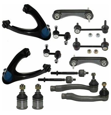 14 New Pc Suspension Kit for Honda CR-V Tie Rod Ends Front & Rear Control Arms