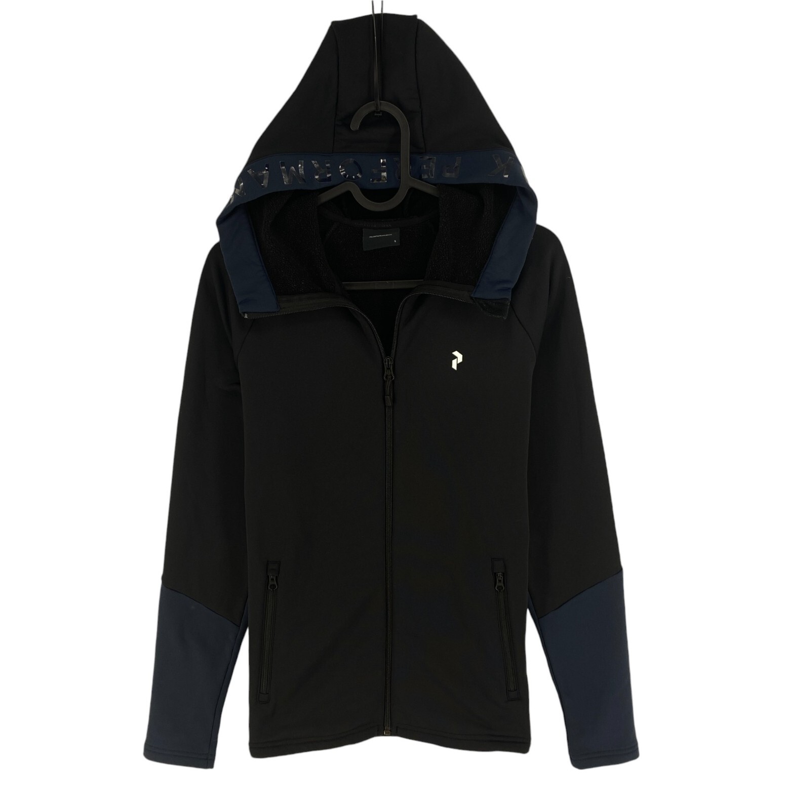 Peak Performance Women Navy Blue Rider Full Zip Hooded