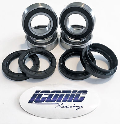 Yamaha Kodiak 400 450 1993-2006 BOTH Front Wheel Bearing and Seal Kits