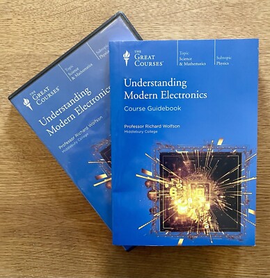 Understanding Modern Electronics by Richard Wolfson Great Courses Book & DVDs