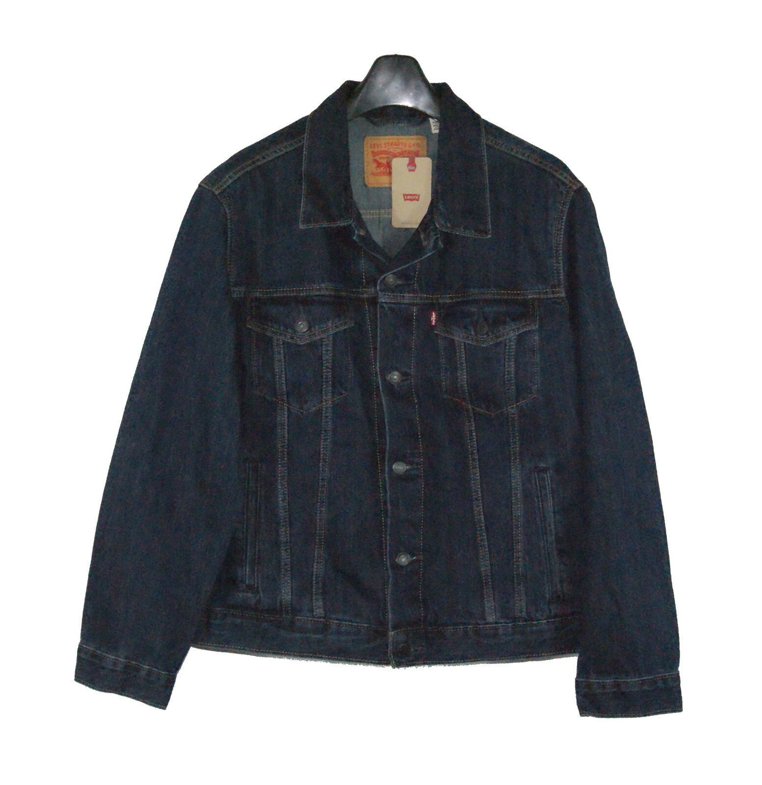 ジャケット・アウター LFYT WASHED DENIM TRUCKER JACKET L Vintage Levis Acid Wash Jacket Men L Stonewash Denim Trucker
