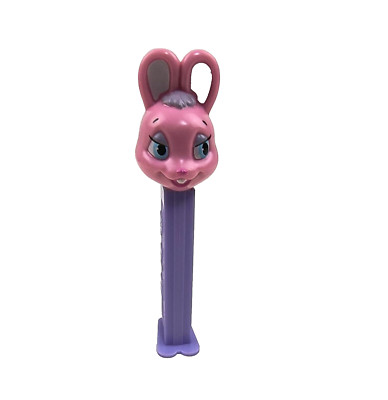 Pez Pink Easter Bunny Rabbit Purple Stem Pez Candy Dispenser 2003 Slovenia