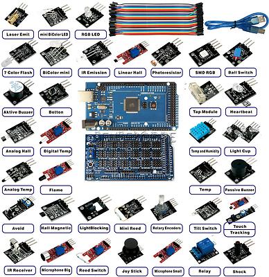 37 Sensor Module Mega 2560 R3 Shield 2.0 Starter Kit für New