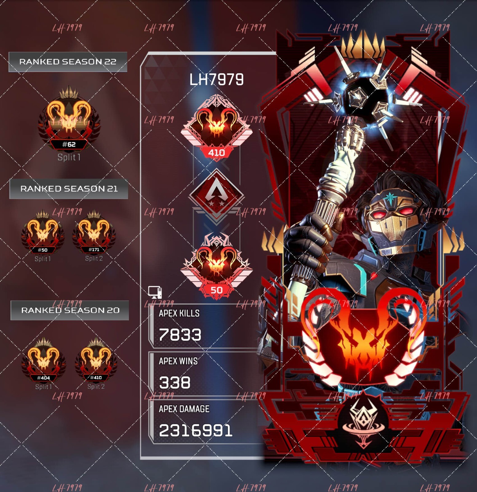 Apex Rank Boost- PLAT to DIAM $35, DIAM to MASTER $65 - DONE