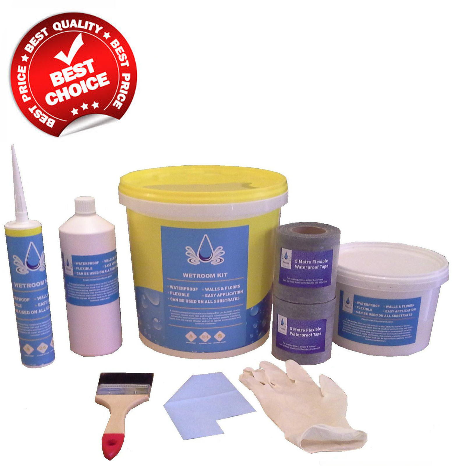 NASSBOARD TANKING KIT STANDARD 5 M2 WET/SHOWER/BATH ROOM WATERPROOF (Y