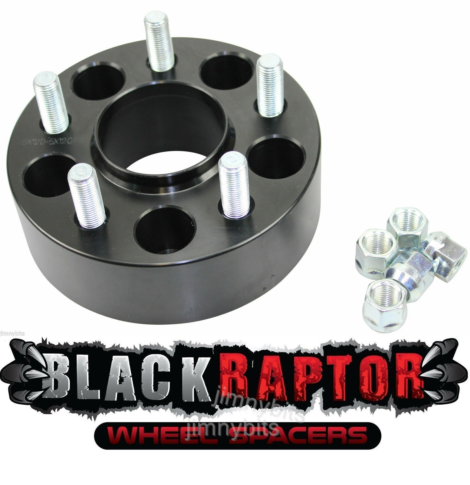 Black Raptor 50mm Aluminium Range Rover Sport (2005-on) Single Wheel Spacers