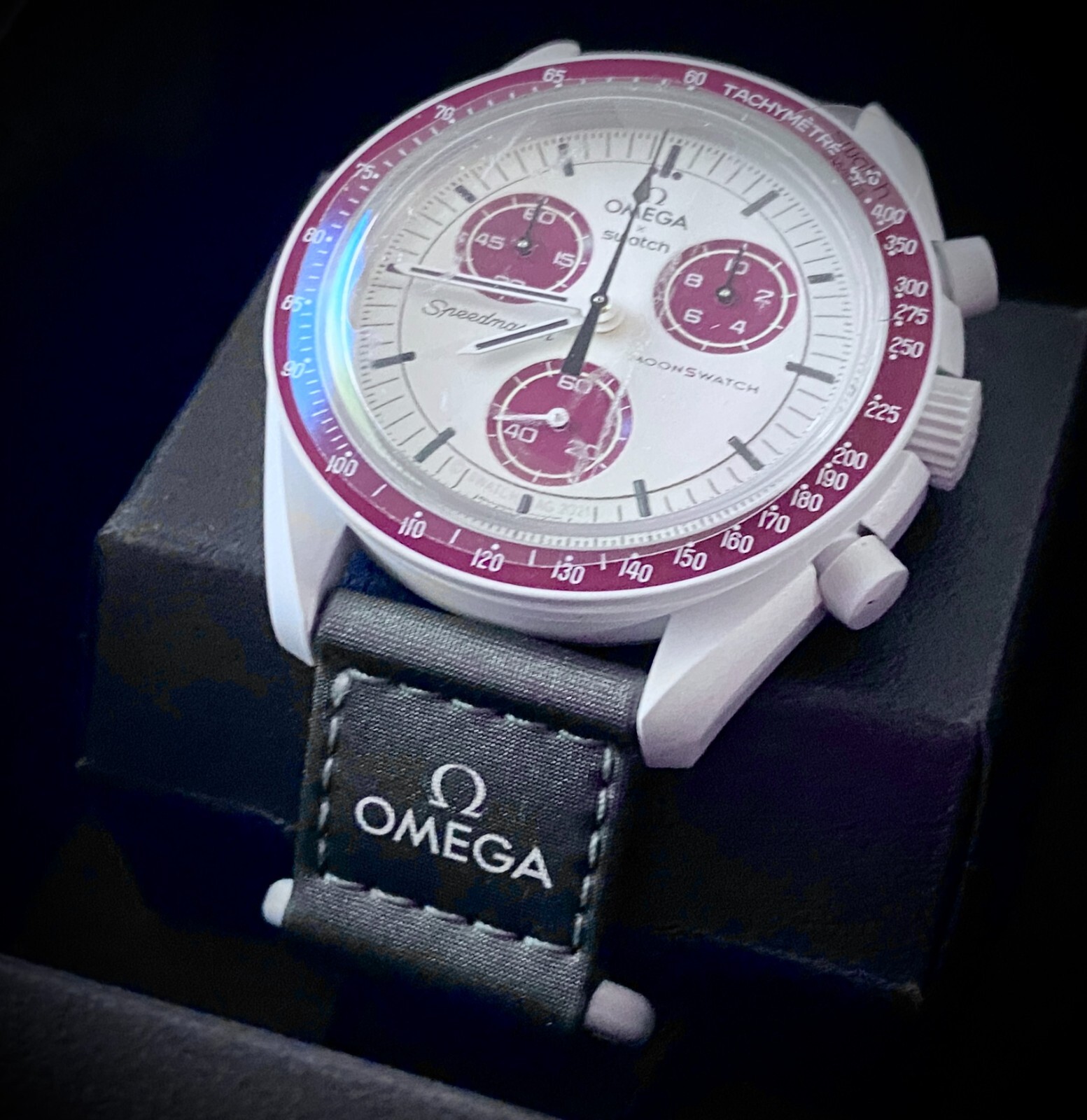 OMEGA X SWATCH SpeedMaster MoonSwatch MISSION TO PLUTO 42mm