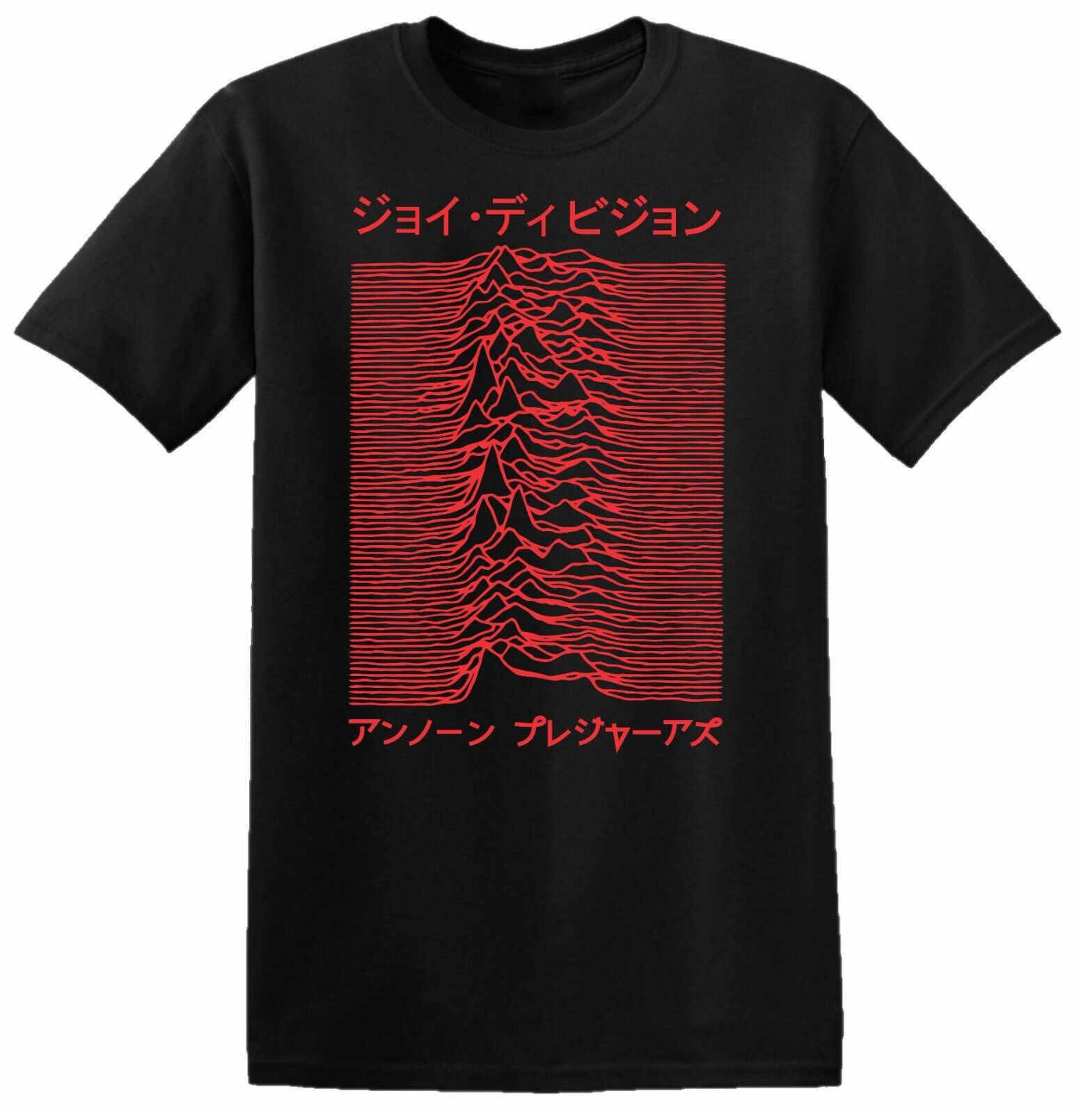 JOY DIVISION Unknown Pleasures T-Shirt Japanese Factory JOY DIVISION Unknown Pleasures T-Shirt Japanese Factory