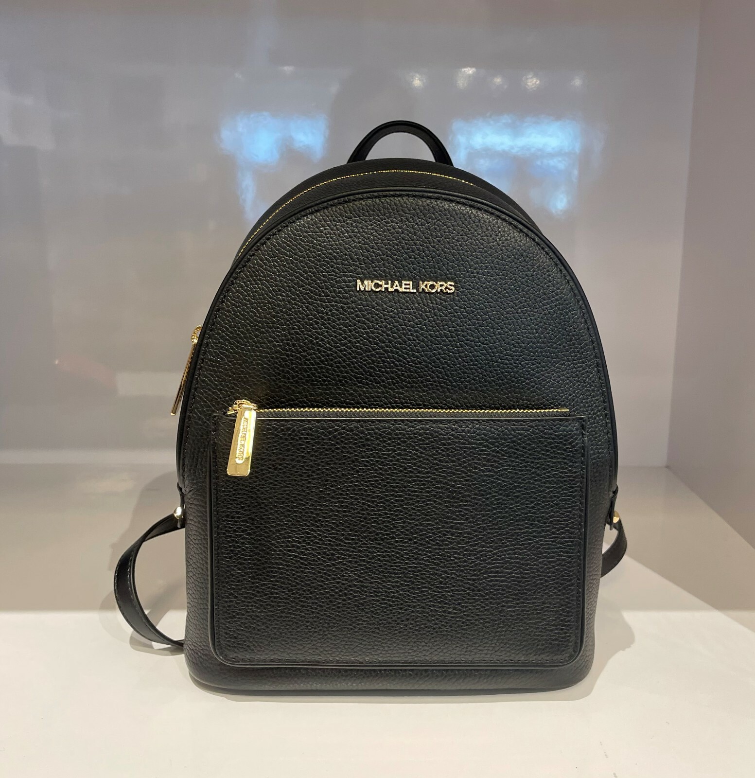 mk leather backpack