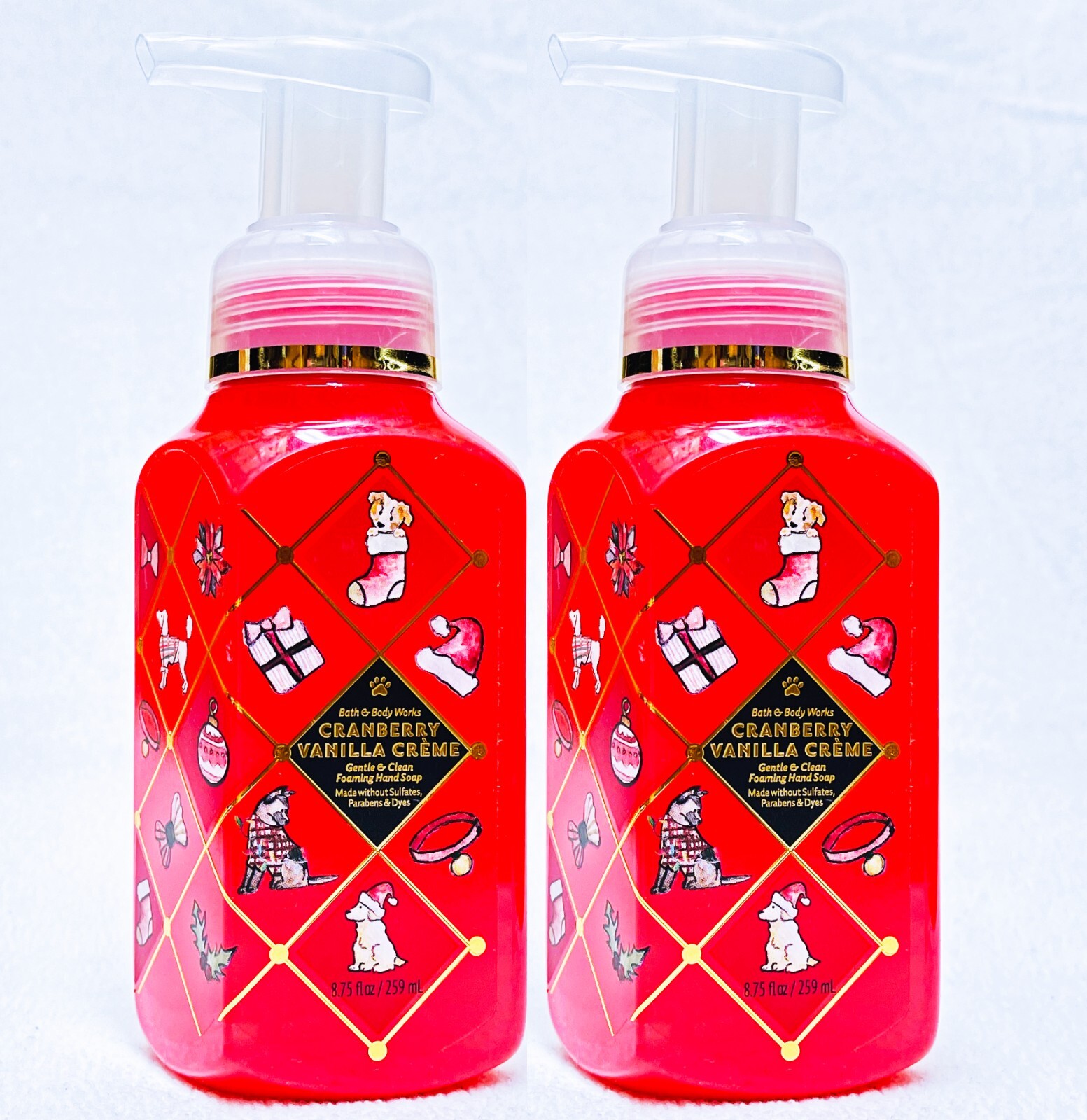 専用 Bath & Body Works Mist, Cream, Soap 2 Bath & Body Works CRANBERRY VANILLA CRÈME Gentle Foaming Hand