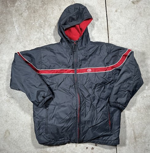 ジャケット・アウター y2k 00s nike mods coat Vintage Nike Reversible Fleece Jacket Y2K Men's Size M | eBay