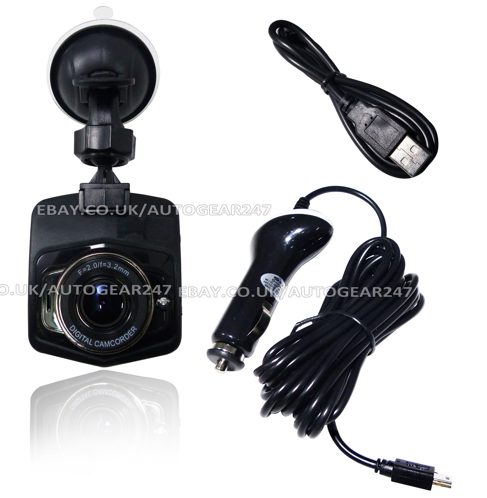 Motion Sensor HD Car Dash Camera Journey Video Recorder CCTV 2.2" eBay