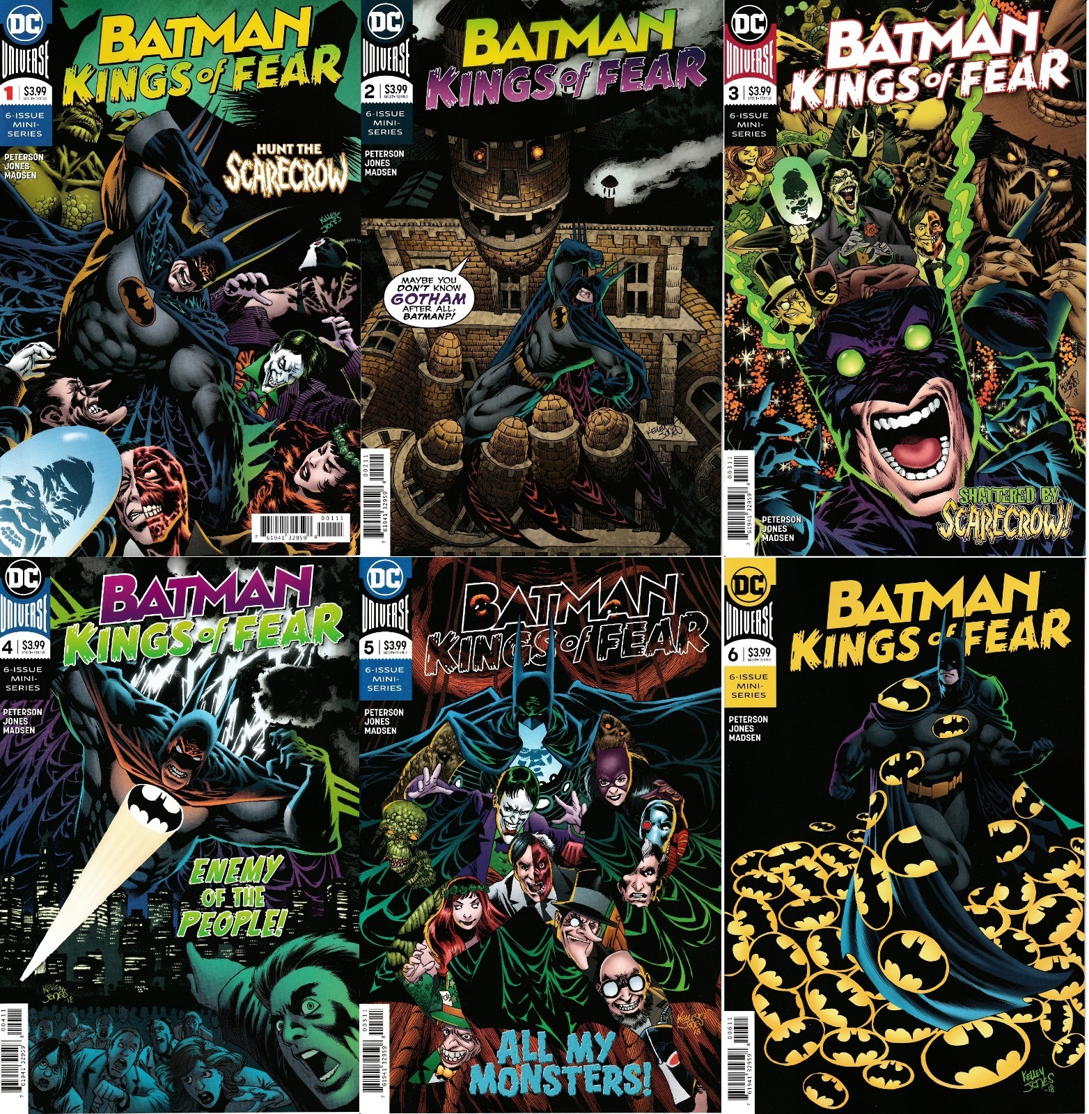 BATMAN KINGS OF FEAR mini-series - NM - DC Comics - Kelley BATMAN KINGS OF FEAR mini-series - NM - DC Comics - Kelley