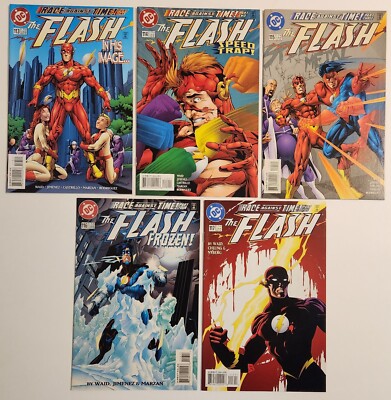 The Flash #113-117 (1996, DC) VF 114 115 116 ''Race Against Time!'' Complete Set