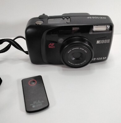 Ricoh RZ-105 SF Film Camera NOT Tested  ASIS w/Remote
