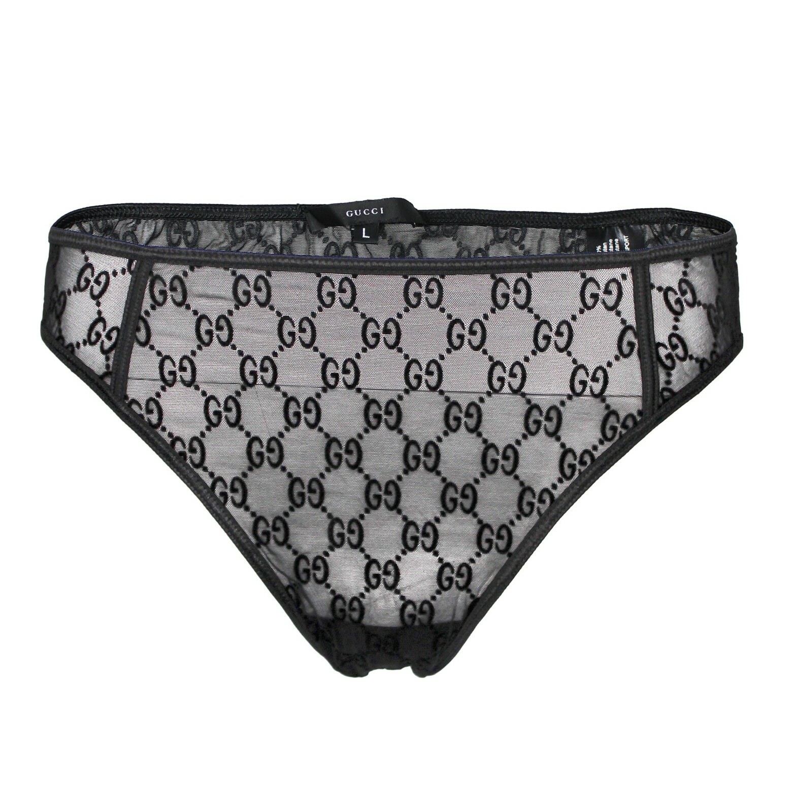 NIB NWT Gucci by Tom Ford Monogrammed SHEER Black Briefs