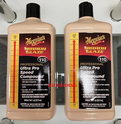 2-Pk Meguiar's M110 Ultra Pro Speed Correcting Compound Extra Heavy Cut Polish 