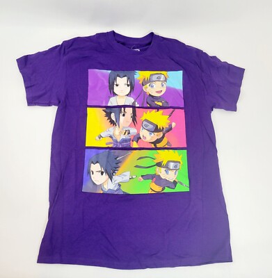 NARUTO Shippuden Purple Shonen Jump Ripple Junction TShirt Anime sz M Rue 21 New