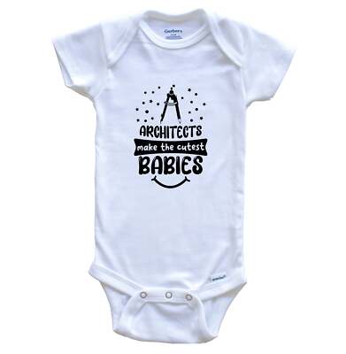 Architects Make The Cutest Babies Funny Architect One Piece Baby Bodysuit