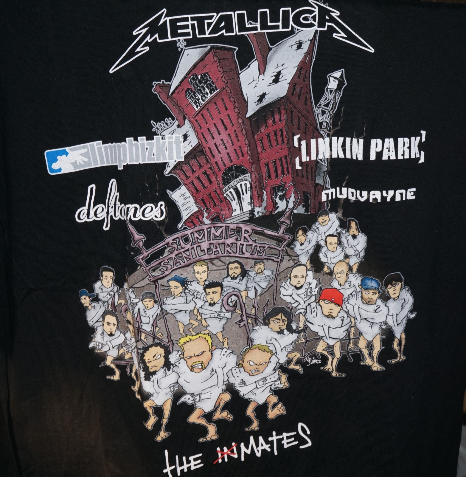 NWOT VTG 2003 METALLICA Summer Sanitarium Tour Shirt 2XL Deftones 