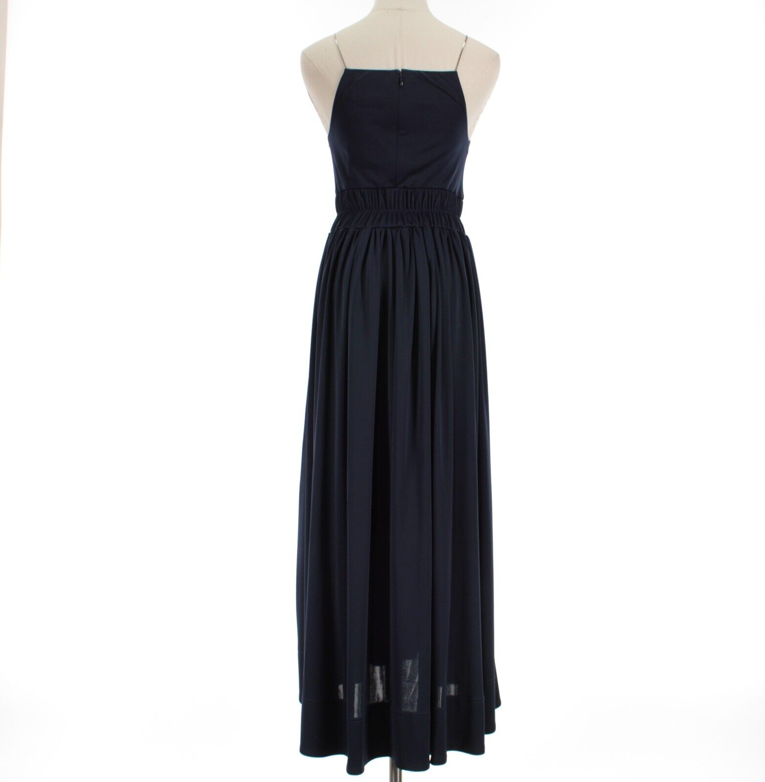 3.1 phillip lim blue dress NWT Shirred Waist Long Size XS in Solid Midnight Fashion