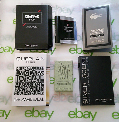 BEST PRICE EBAY MEN LA COSTE CERRUTI 1881  BOGART GUERLAIN L'HOMME DRAKKAR NOIR