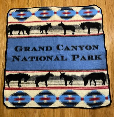 Grand Canyon National Park Throw 49x52  Fleece Aztec Earth Ragz 2014
