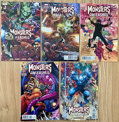 Monsters Unleashed (2017) #1-5 - NM+ Complete Run - Marvel Comics