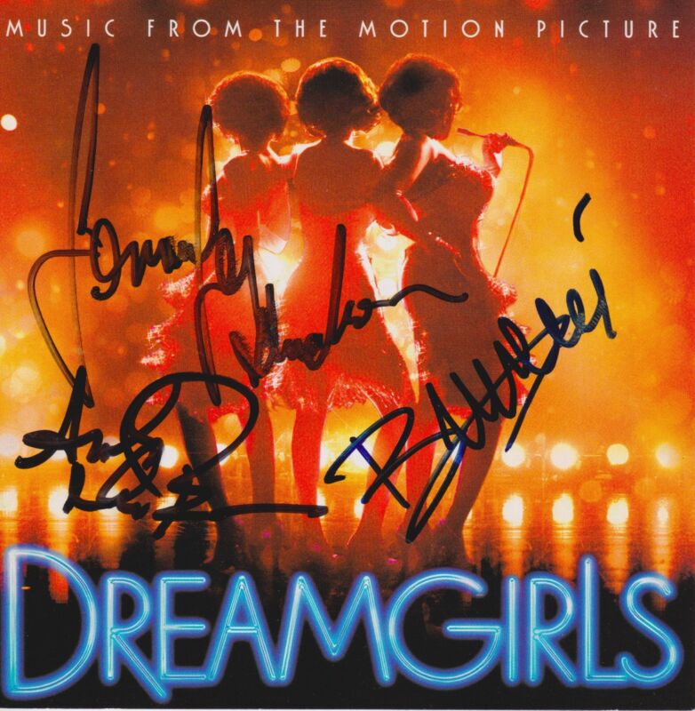 Dreamgirls signed movie soundtrack cd beyonce jennifer hudson anika noni rose
