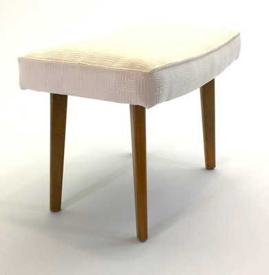 Original signed George Nelson Herman Miller vanity stool or foot stool Vintage