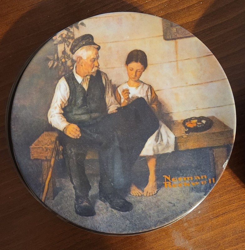 Norman Rockwell 12 pc. Plate Set