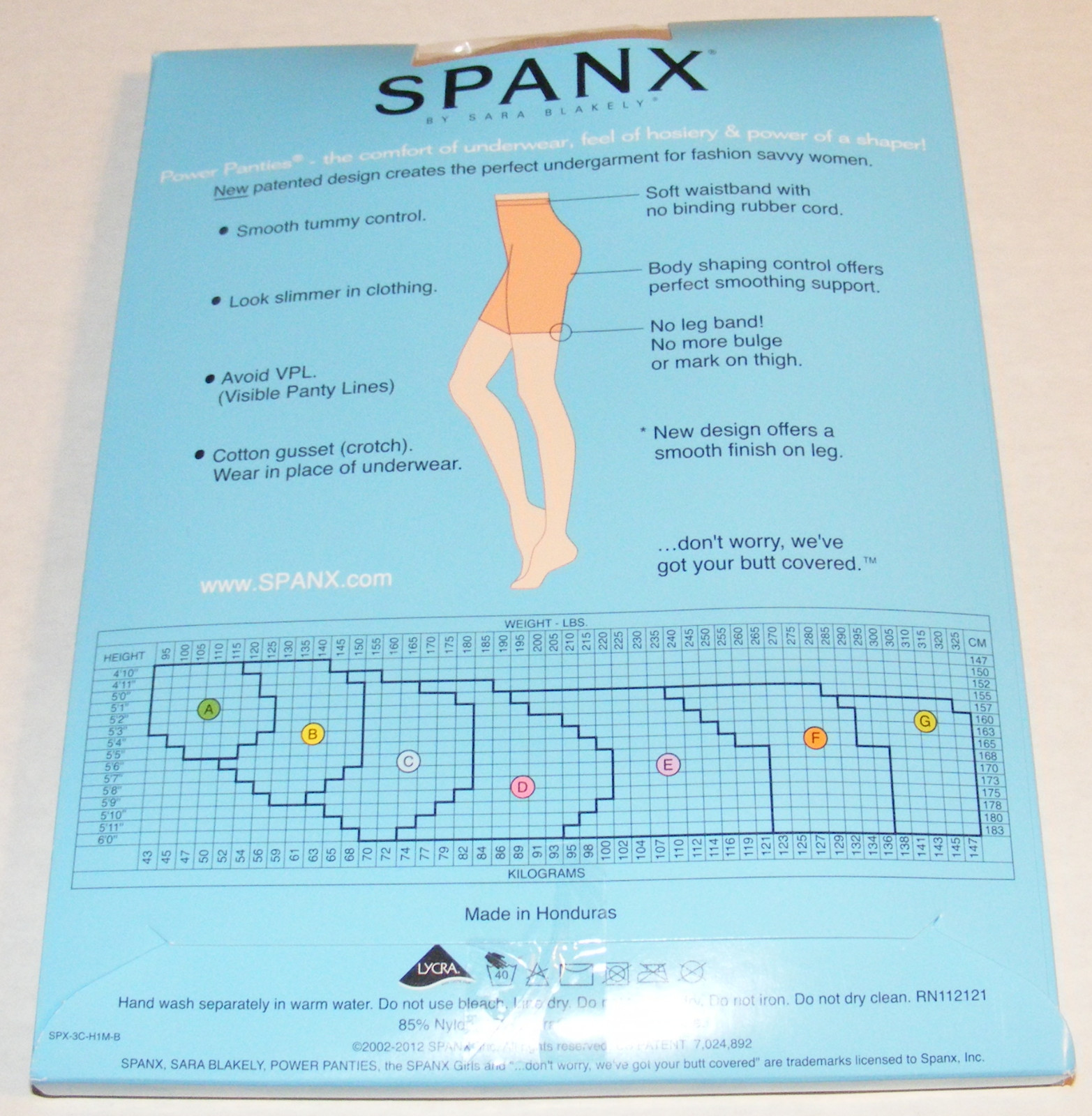 Spanx Power Panties Performance Underwear Tummy Thighs Rear Slimming Color Bare