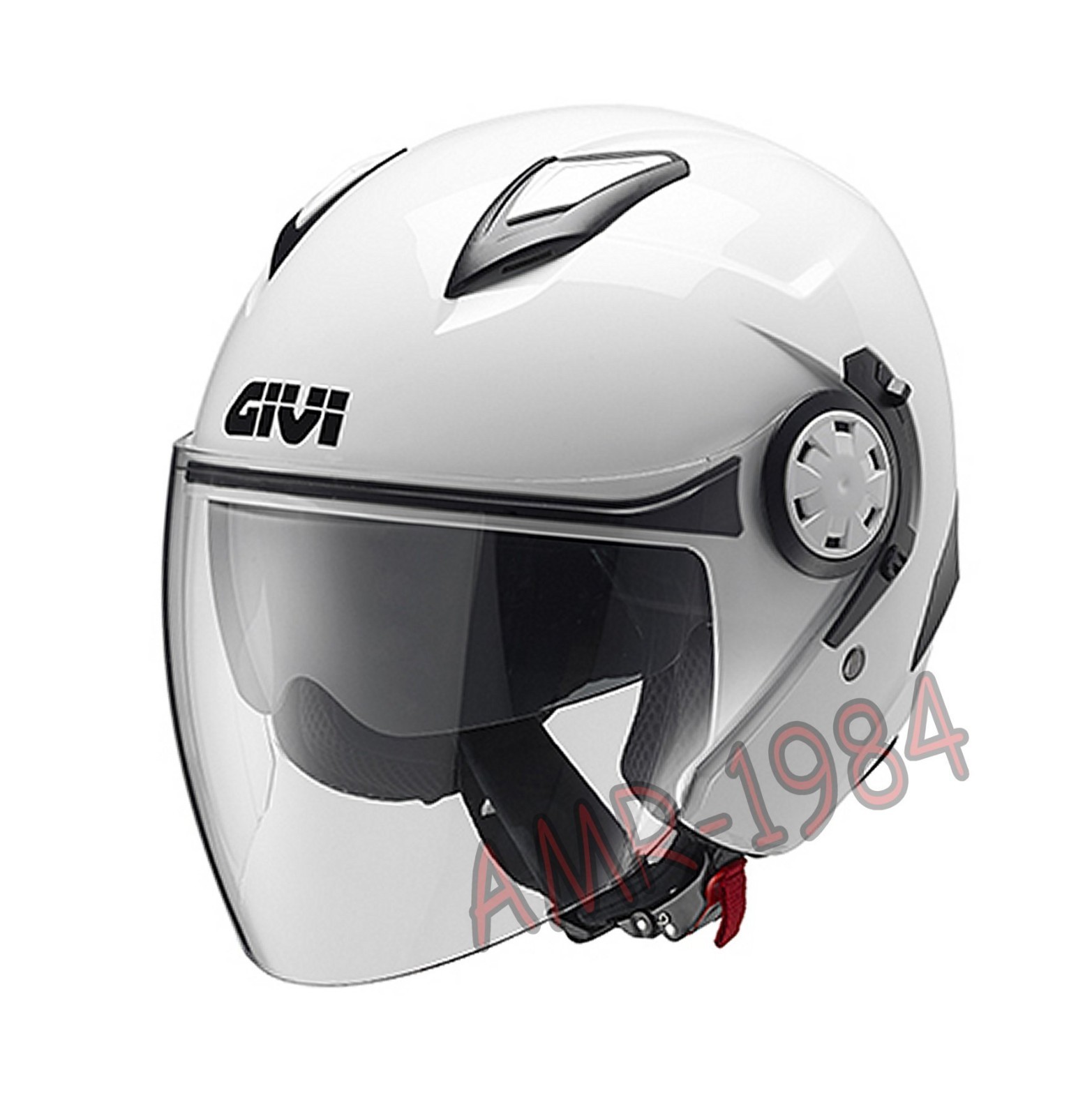 Visiera Per Casco MOMODESIGN | Trattamento Antigraffio 1,5 Mm | Fumè Dark | Guarnizione In Gomma | Made In Italy - Foto 8