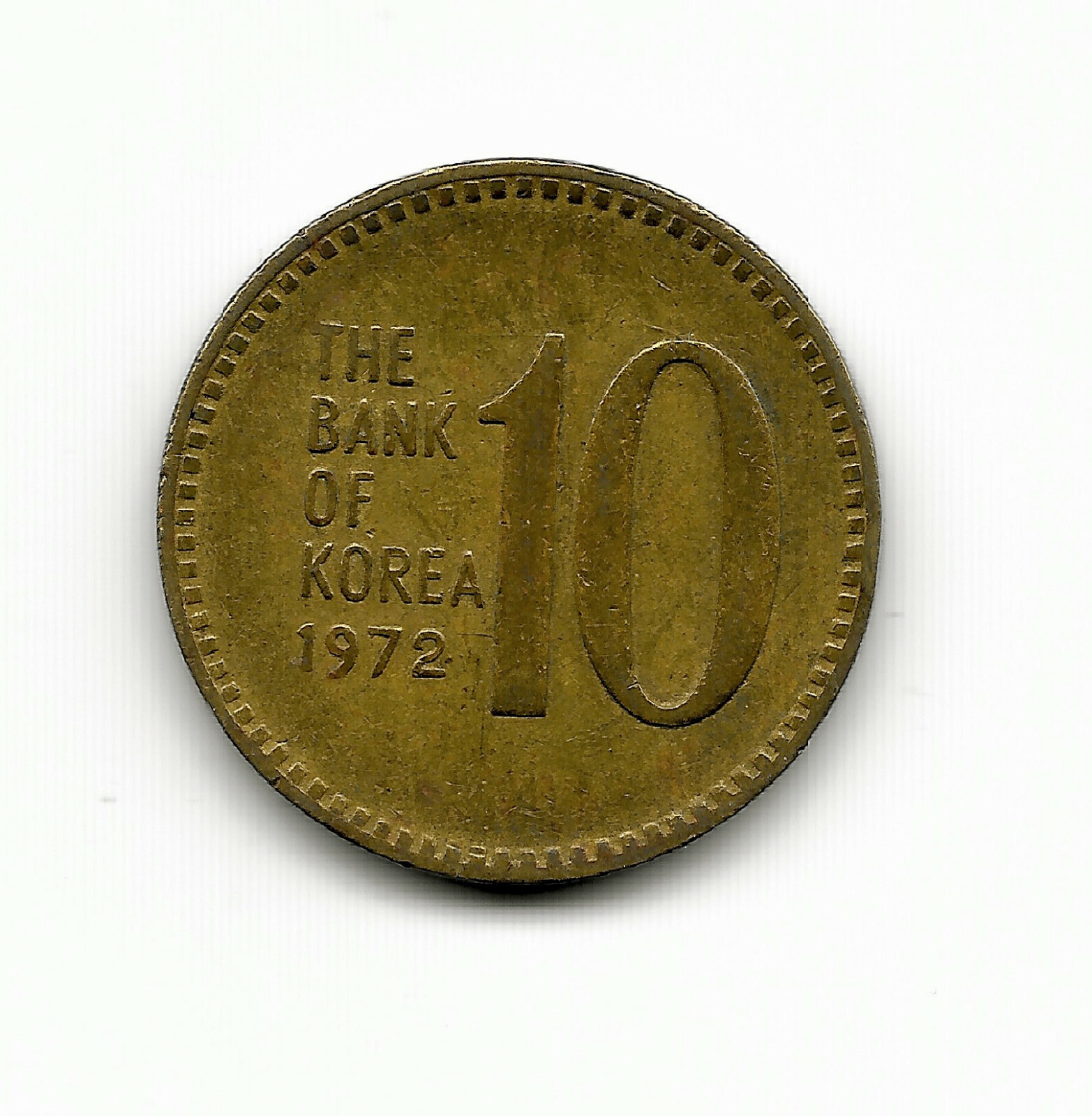 World Coins - South Korea 10 Won 1972 Coin KM# 6a | eBay