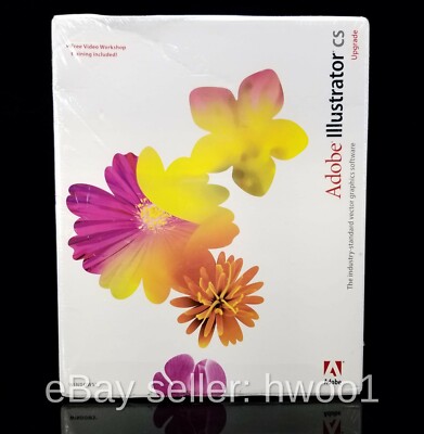 SEALED: 2003 Adobe Illustrator CS UPGRADE for WINDOWS, for Upgrade from Ver.10