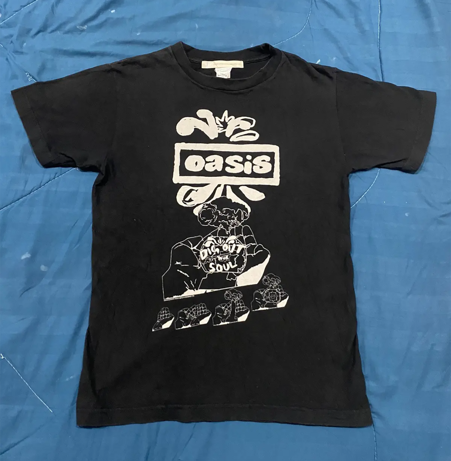 Oasis dig out your soul Tシャツ L 黒 バンド Oasis Dig Out Your Soul Black T-Shirt