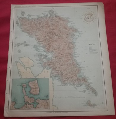 Orig. 1900 US Coast & Geodetic Survey Samar Philippines Map 13 x 14 Color Litho.