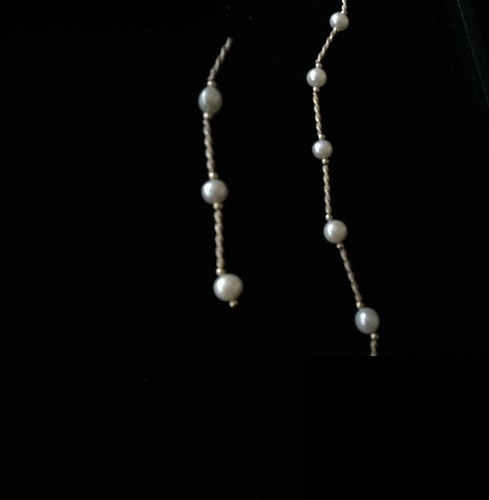 Beautiful 14k Gold And Pearl 15