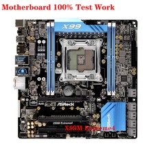 FOR Asrock x99m Extreme4 Extreme Player 4 Motherboard M2 Port 100% Test