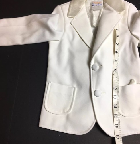 Vtg Good Lad Blazer 4t Boy Suit White Jacket Holiday Formal 3t Toddler Easter