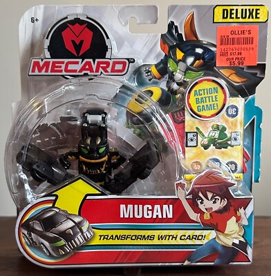 Mecard Mugan Deluxe Figure Transforms With Card Mattel Action Battle Game New