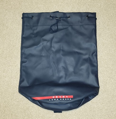 Prada Ocean Luna Rossa Navy Blue Neoprene Sailing Shoulder
