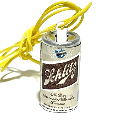 1970s Schlitz Beer Can Necklace Toy Vending Prize