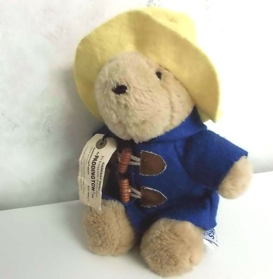 Vintage Paddington Bear Sears Plush Stuffed Animal Darkest Peru Tag 1990 EUC