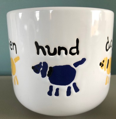 Waechtersbach Dog Bowl Germany Perro Chien Hund 4.5