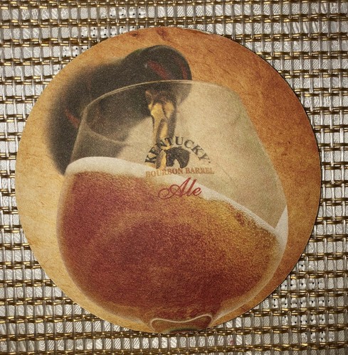 KENTUCKY ALE ROUND COASTER BOURBON BARREL ALE THE BEER OF BOURBON COUNTRY