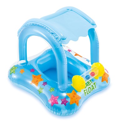 infant pool float with canopy