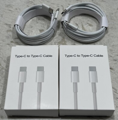 2-OEM USB Data Fast Charger Cable Cord For Apple iPhone 15 Pro Max XS XR Type-C