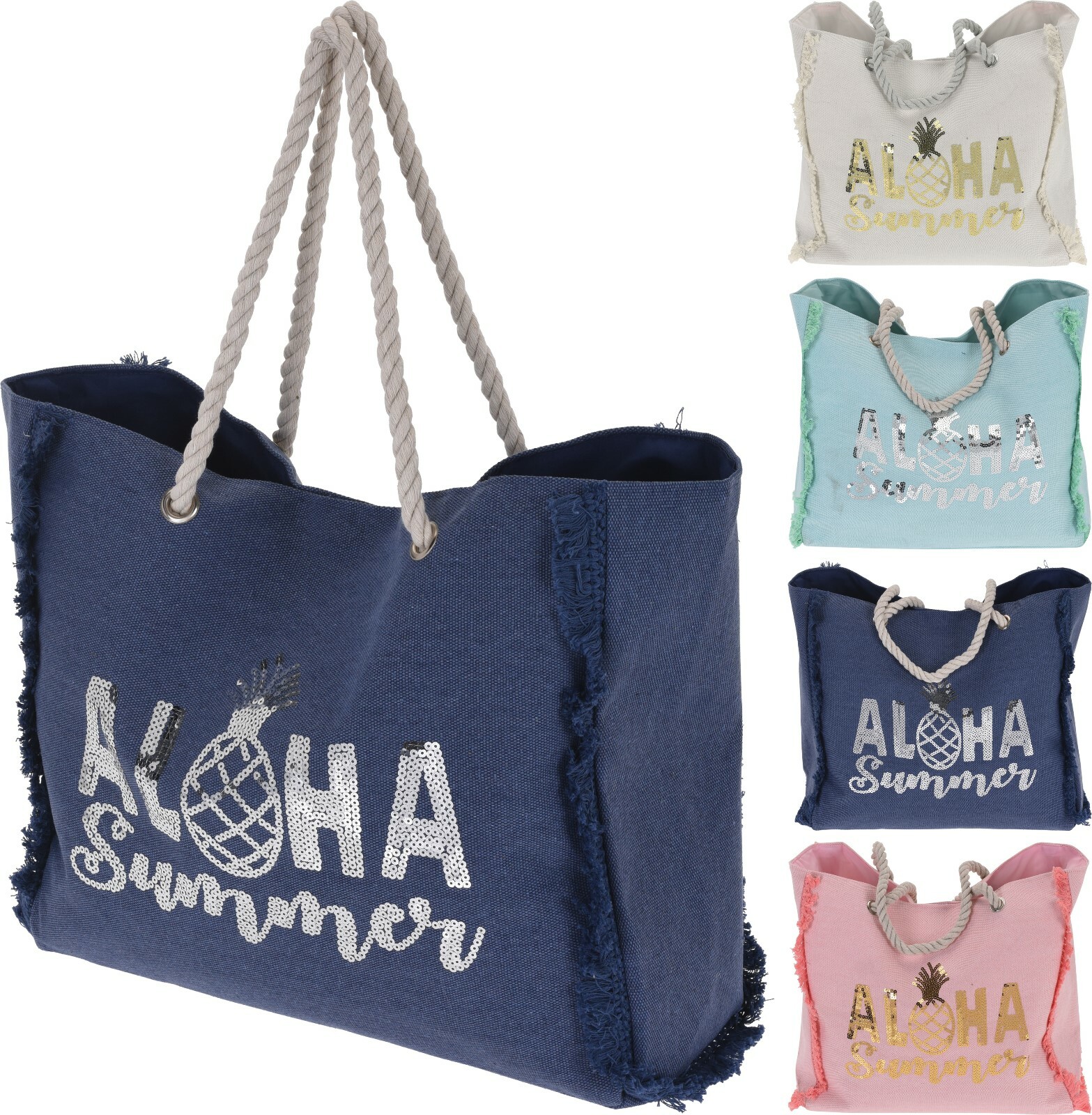 beach tote with rope handles